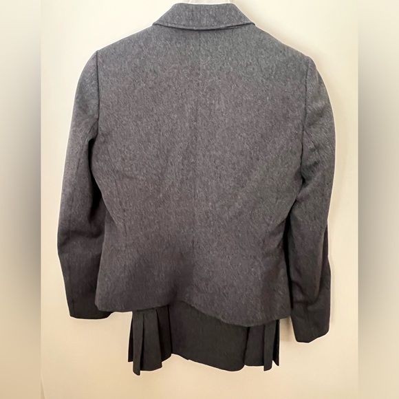 Stresa ASL two piece herringbone suit, dark gray - Picture 6 of 8